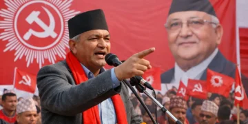 देश जोगाउने राजनीतिक शक्तिलाई जिताउन कार्यकर्तालाई निर्देशन : गोविन्द थापा